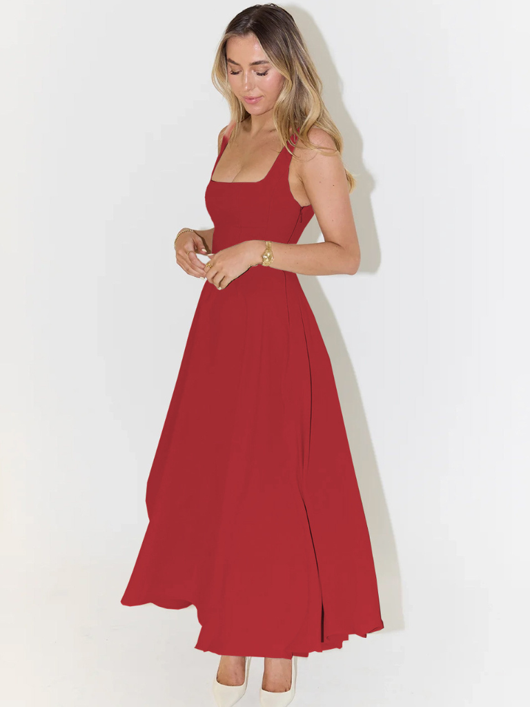 MELISA | Elegantes Midi-Kleid mit femininer Form