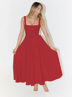 MELISA | Elegantes Midi-Kleid mit femininer Form