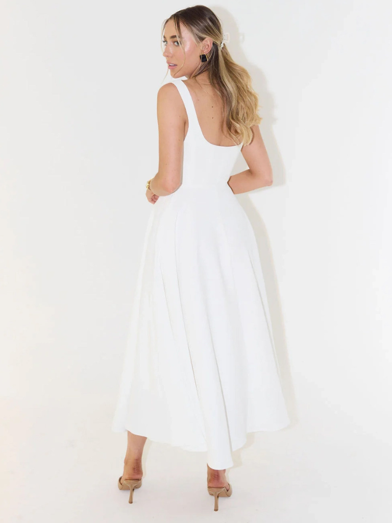 MELISA | Elegantes Midi-Kleid mit femininer Form