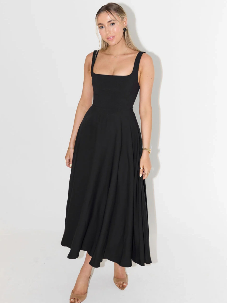 MELISA | Elegantes Midi-Kleid mit femininer Form