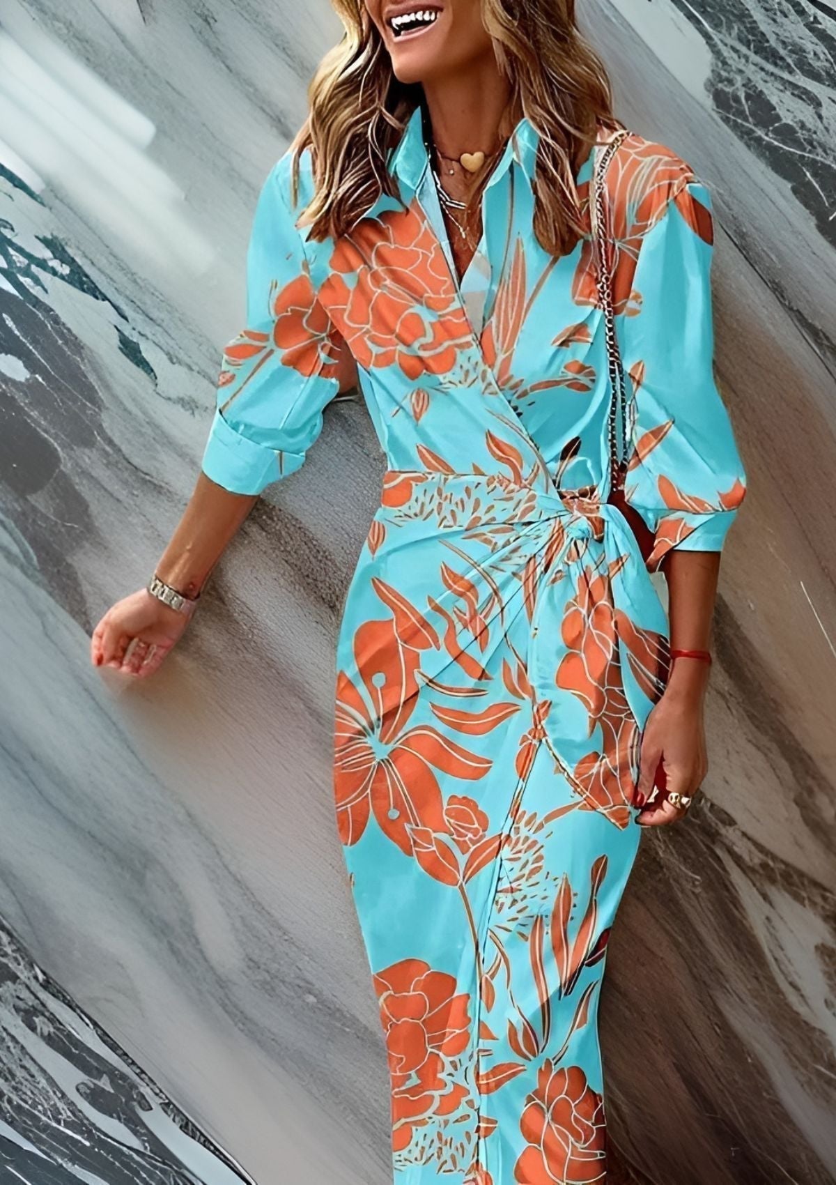 Ollivia | Figurbetontes Hemdkleid