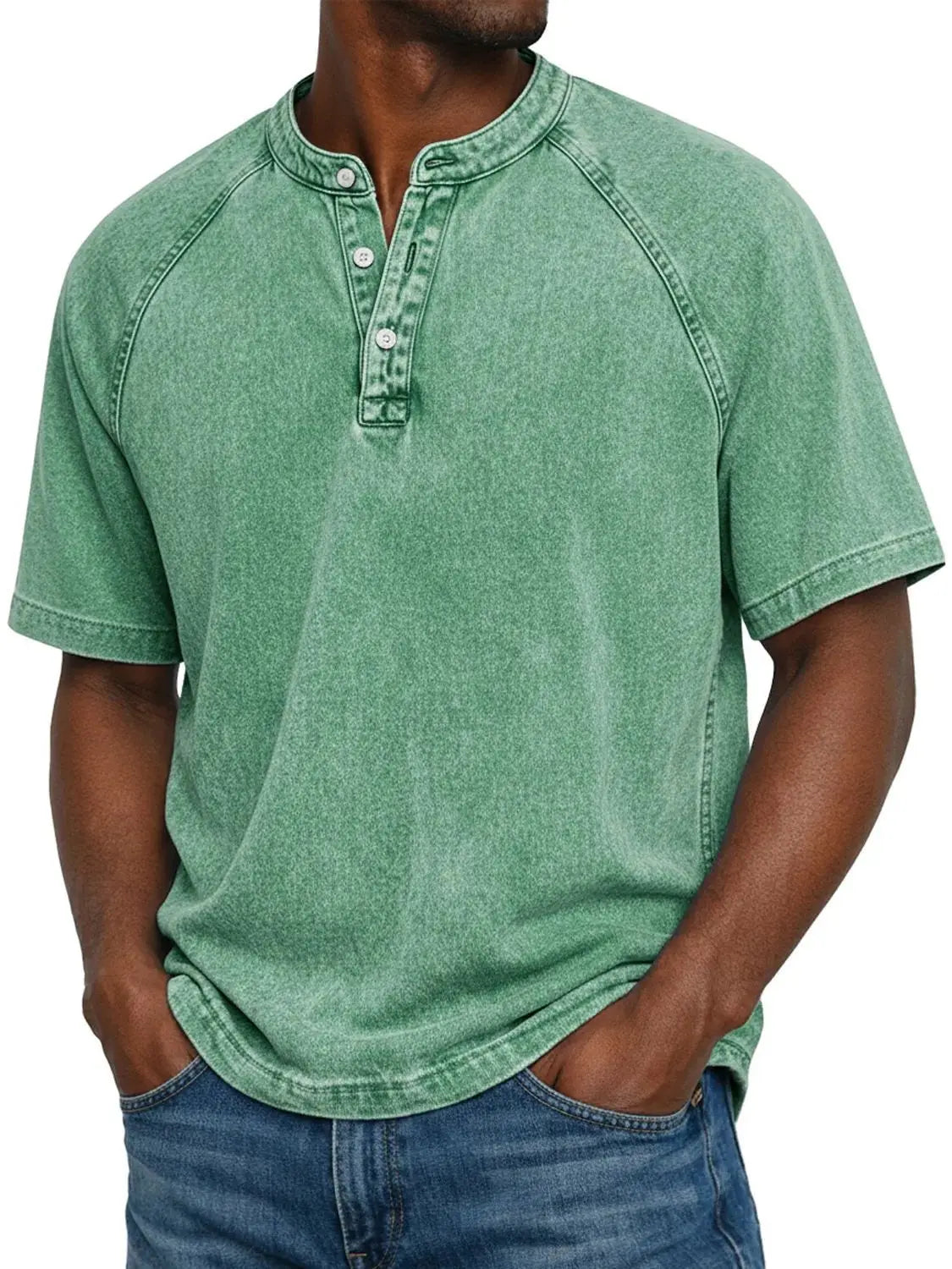 Zaviero™ | Herren Vintage Button-Up Hemd