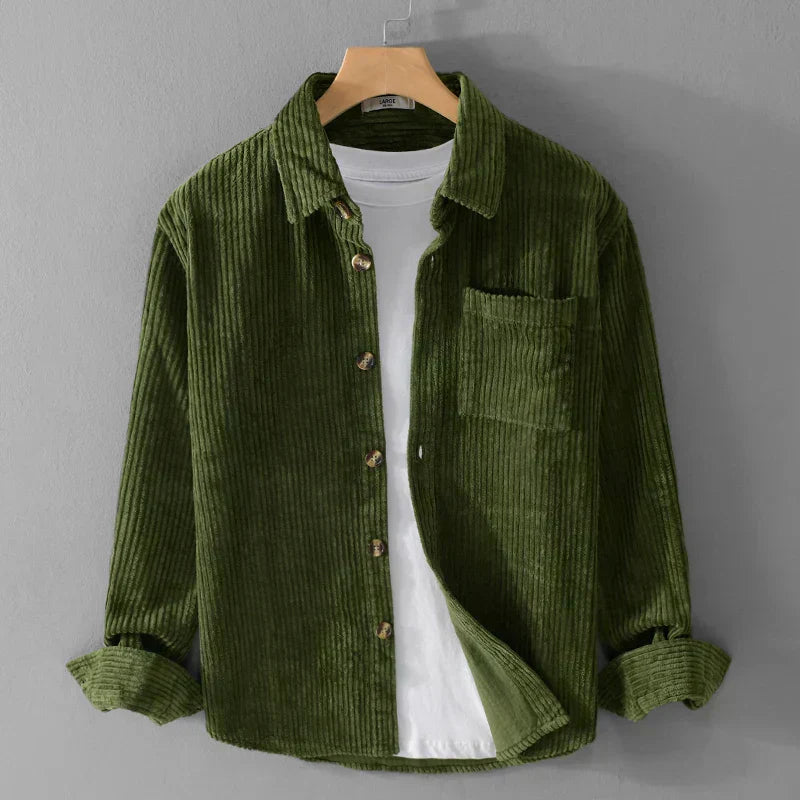 Nico | Klassisches Herren-Overshirt mit Knopfverschluss