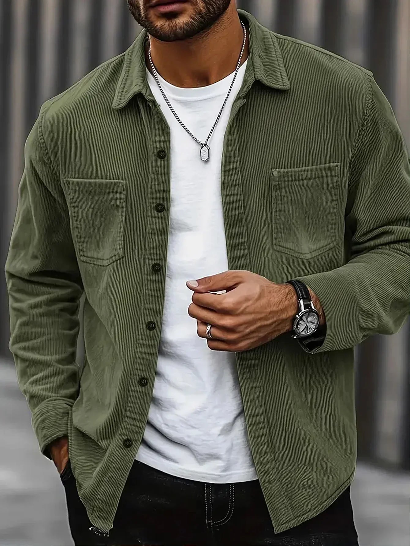 Valentin | Zeitloses Overshirt im modernen Design