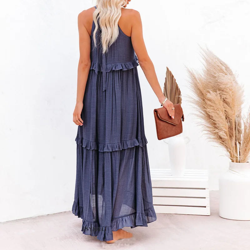 Dylilah | Kleid mit Volant-Saum