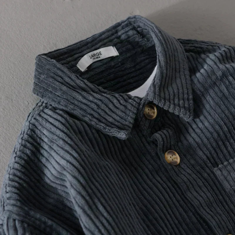Nico | Klassisches Herren-Overshirt mit Knopfverschluss