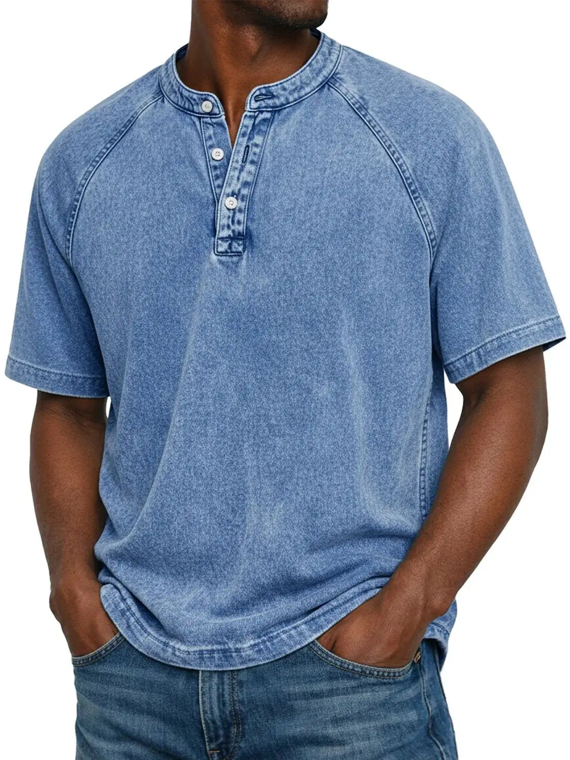 Zaviero™ | Herren Vintage Button-Up Hemd