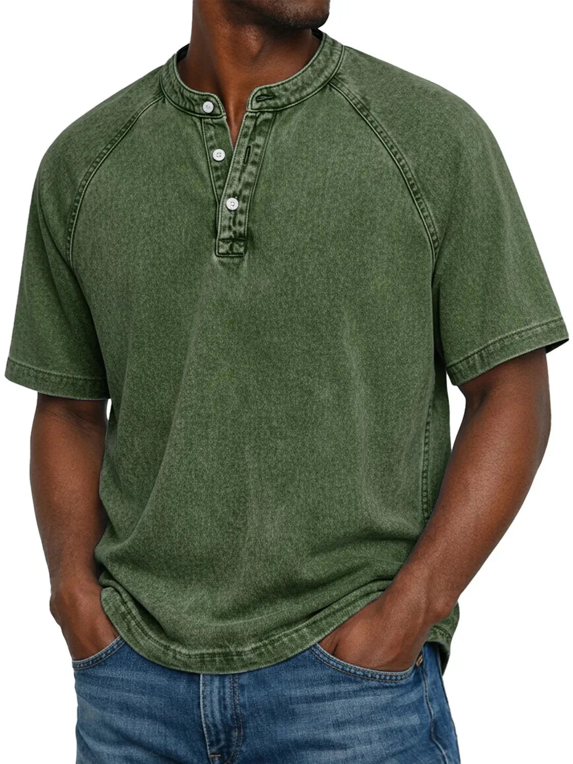 Zaviero™ | Herren Vintage Button-Up Hemd
