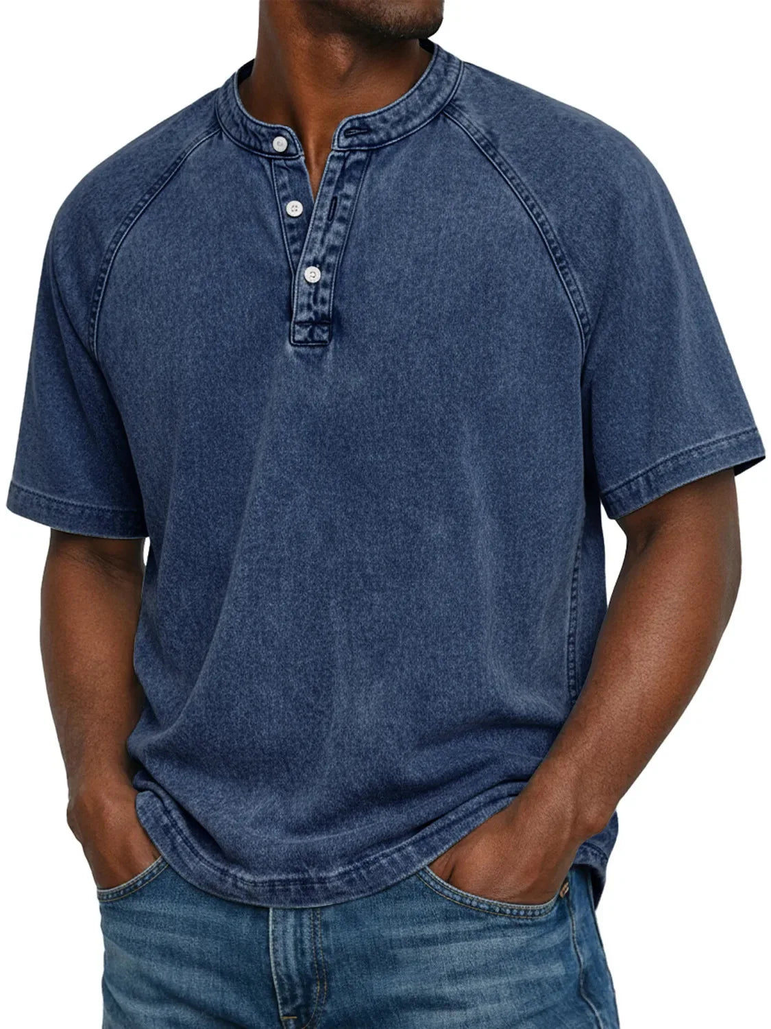Zaviero™ | Herren Vintage Button-Up Hemd