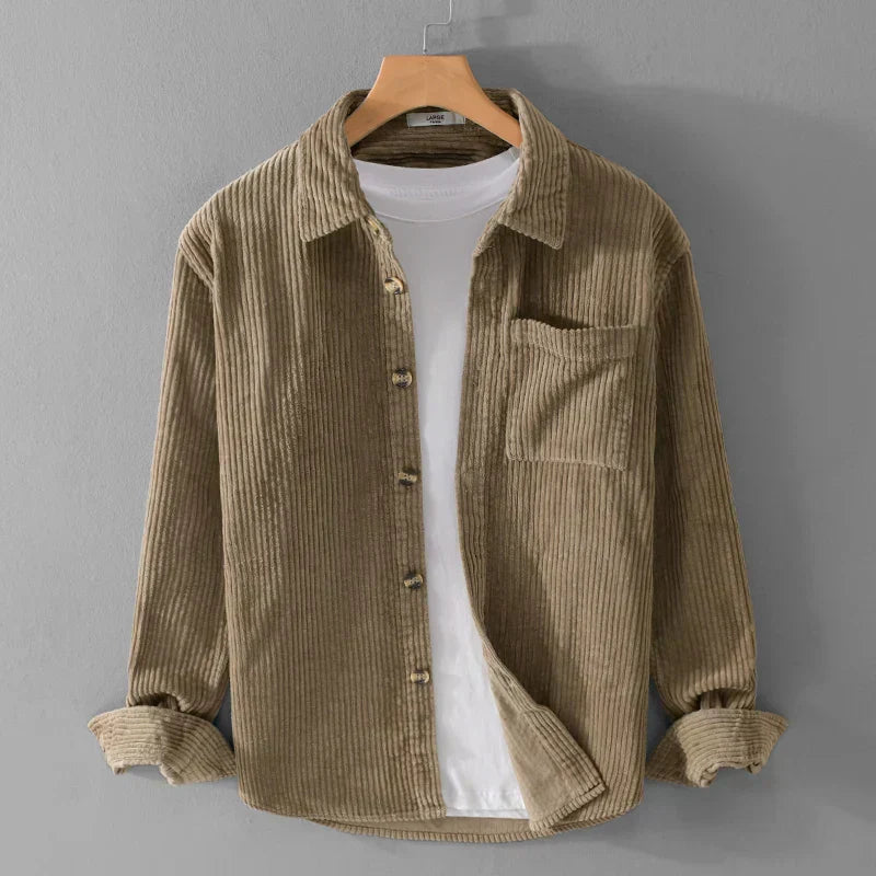 Nico | Klassisches Herren-Overshirt mit Knopfverschluss