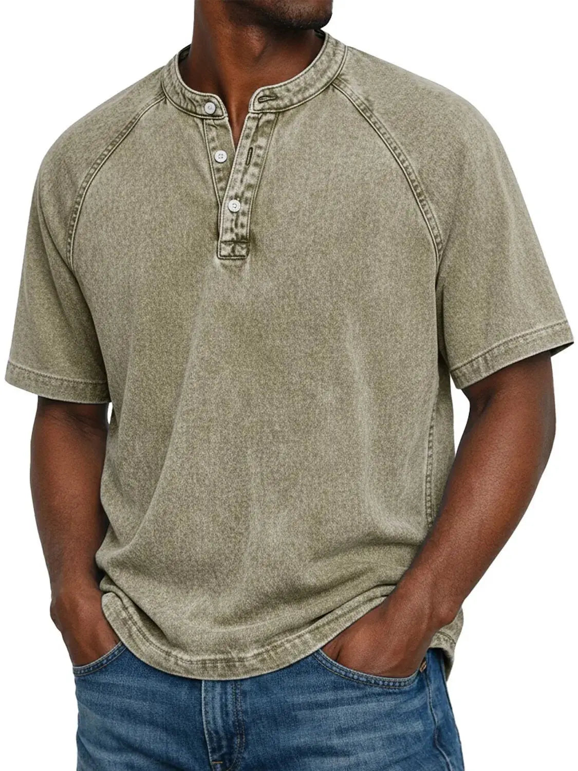Zaviero™ | Herren Vintage Button-Up Hemd