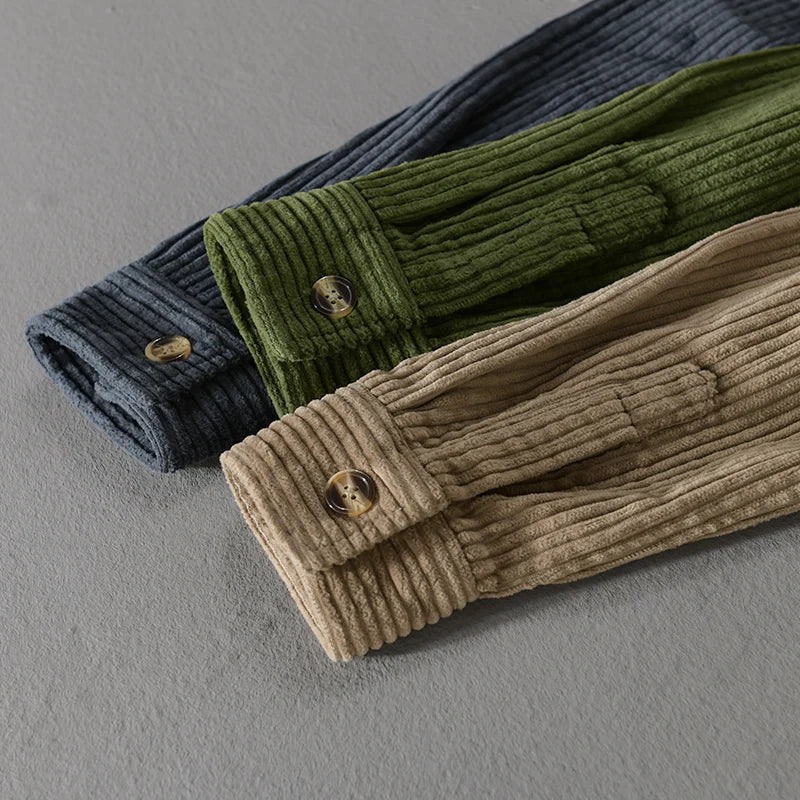 Nico | Klassisches Herren-Overshirt mit Knopfverschluss