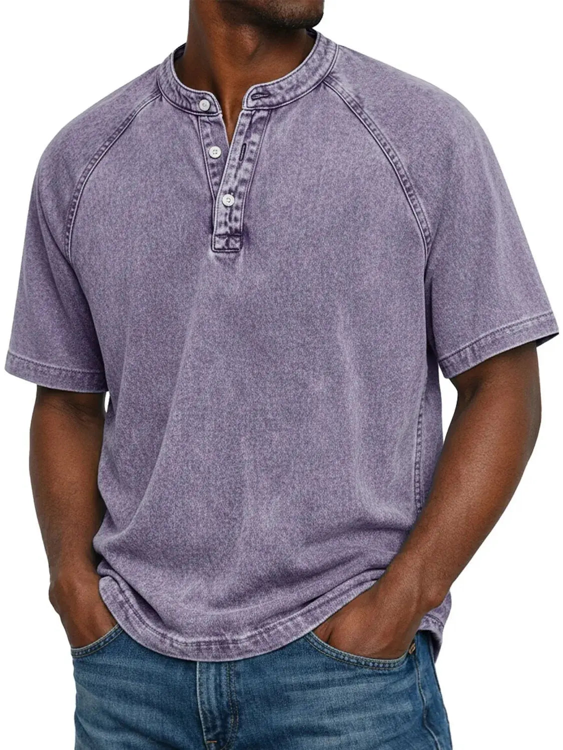 Zaviero™ | Herren Vintage Button-Up Hemd