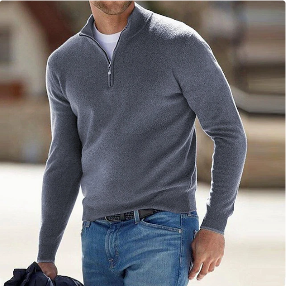 Romeo | Eleganter Zip-Pullover