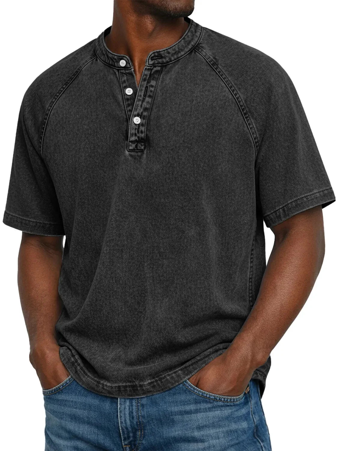 Zaviero™ | Herren Vintage Button-Up Hemd