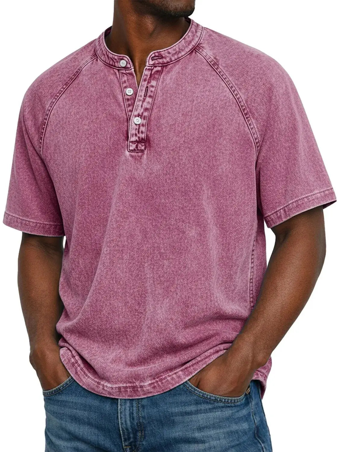 Zaviero™ | Herren Vintage Button-Up Hemd