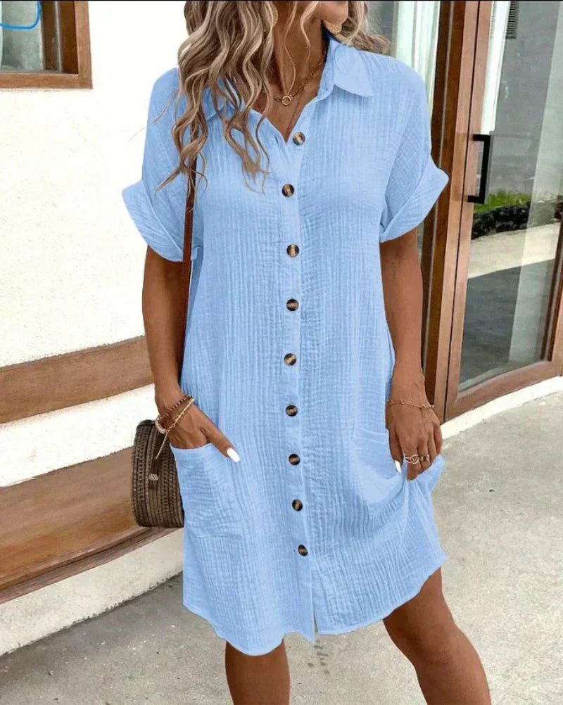 Hailey | Bequemes Hemdkleid