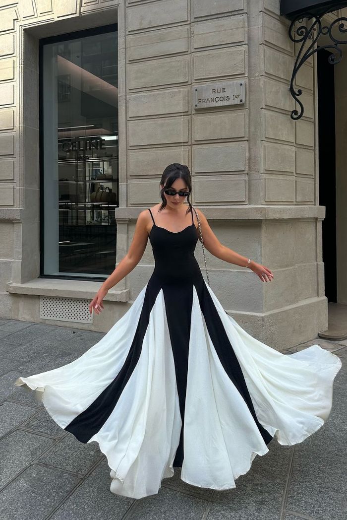 Elianna | Maxikleid mit Farbakzenten