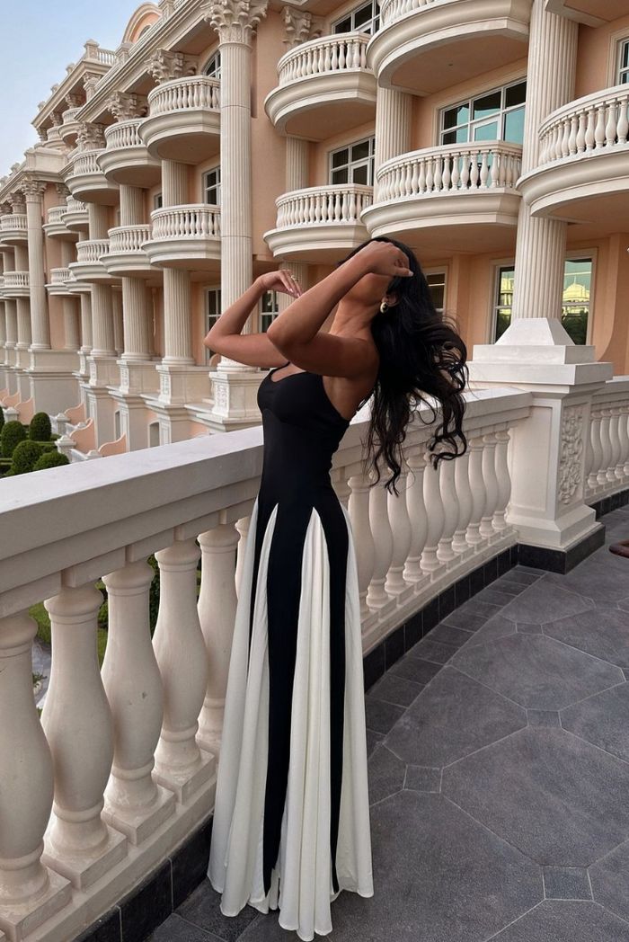 Elianna | Maxikleid mit Farbakzenten