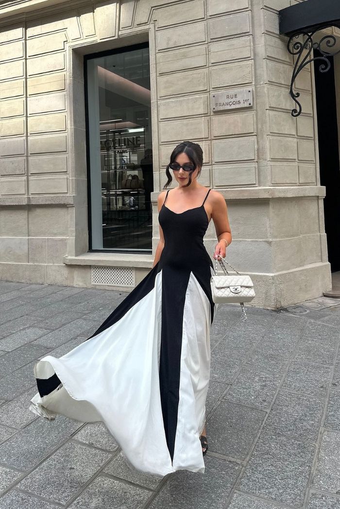 Elianna | Maxikleid mit Farbakzenten