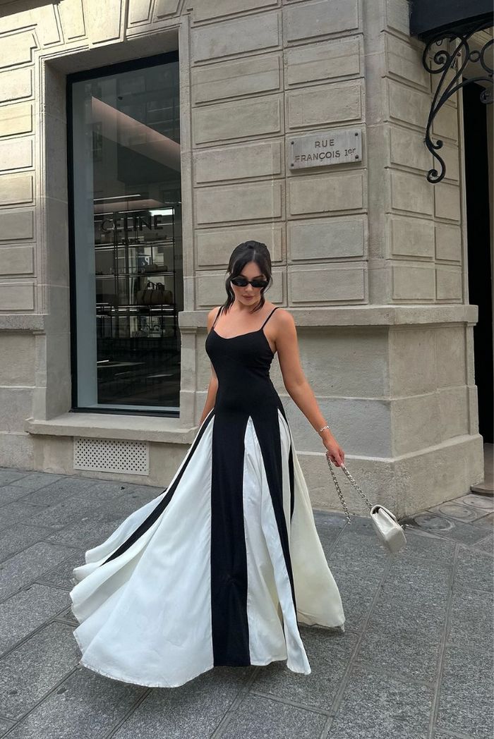 Elianna | Maxikleid mit Farbakzenten