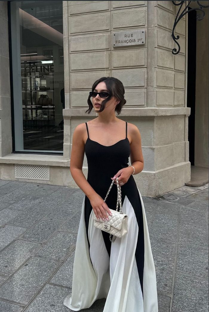 Elianna | Maxikleid mit Farbakzenten
