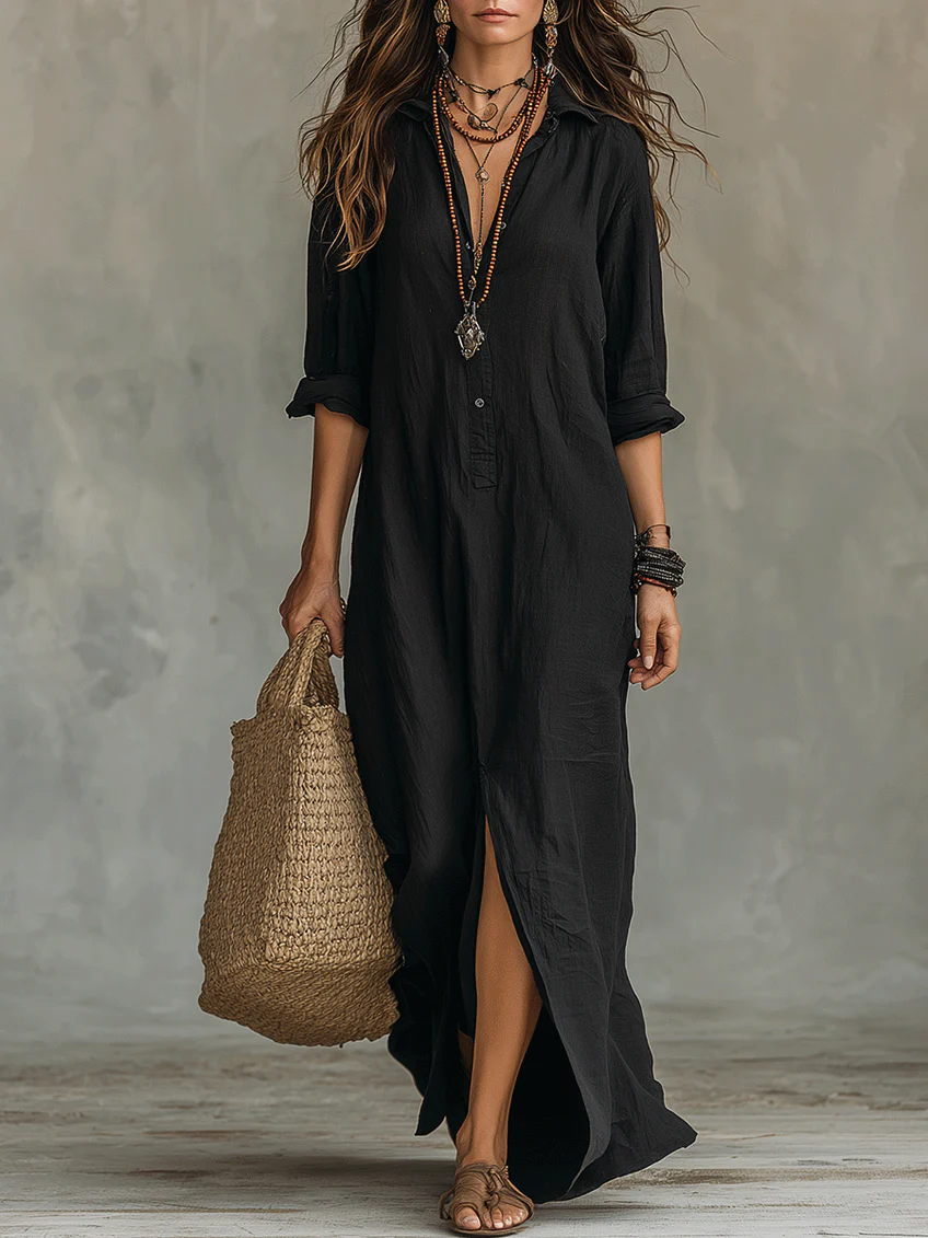 WILLOW | Elegantes Maxi-Kleid mit fließendem Schnitt