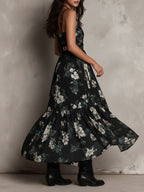 Anouk | Strapless Floral Maxi Dress
