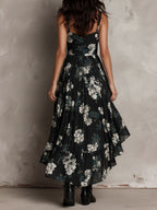 Anouk | Strapless Floral Maxi Dress