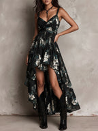 Anouk | Strapless Floral Maxi Dress