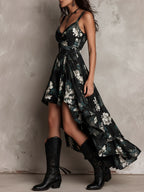 Anouk | Strapless Floral Maxi Dress