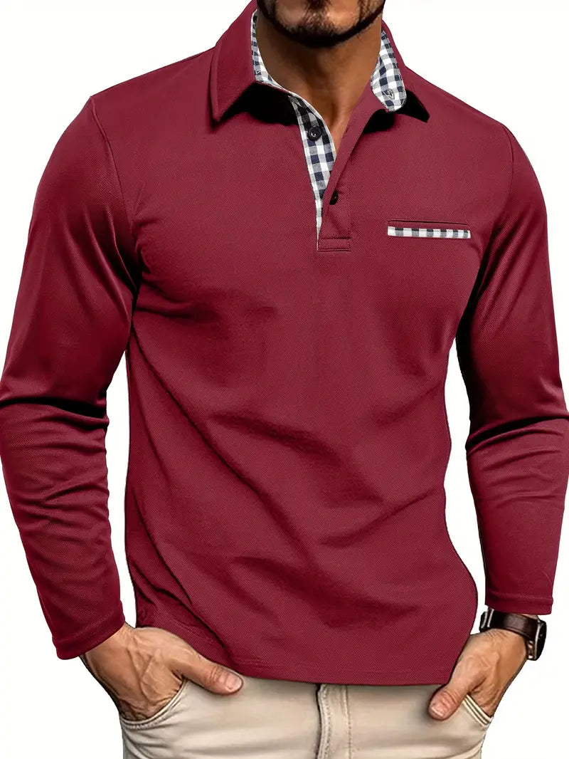 Tom | Langärmliges Poloshirt
