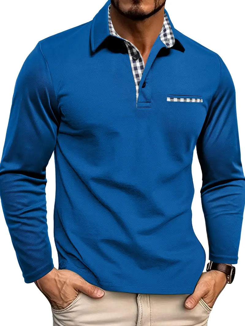 Tom | Langärmliges Poloshirt