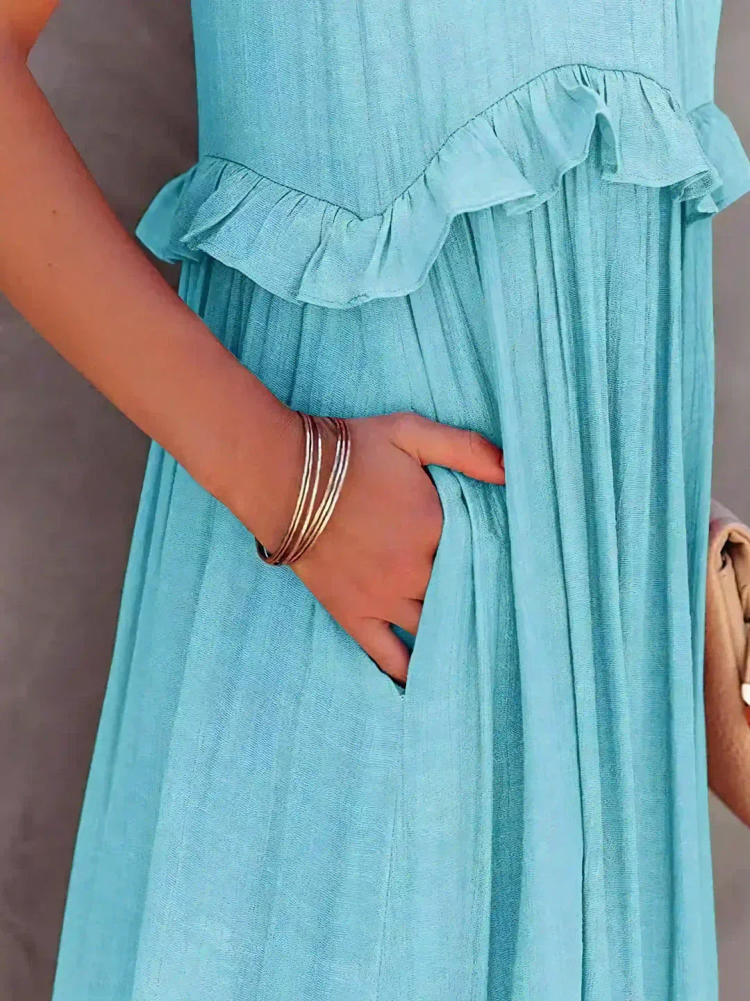 Dylilah | Kleid mit Volant-Saum