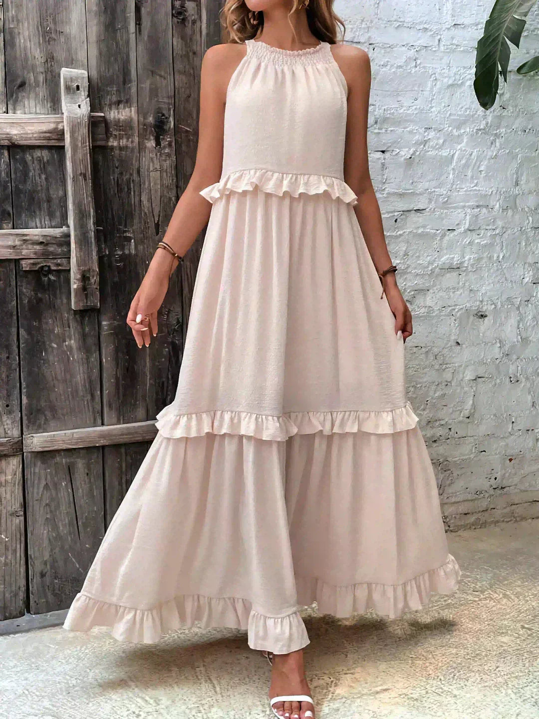 Dylilah | Kleid mit Volant-Saum