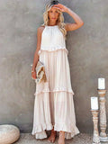 Lou | Elegantes ärmelloses Kleid mit Rüschen-Details