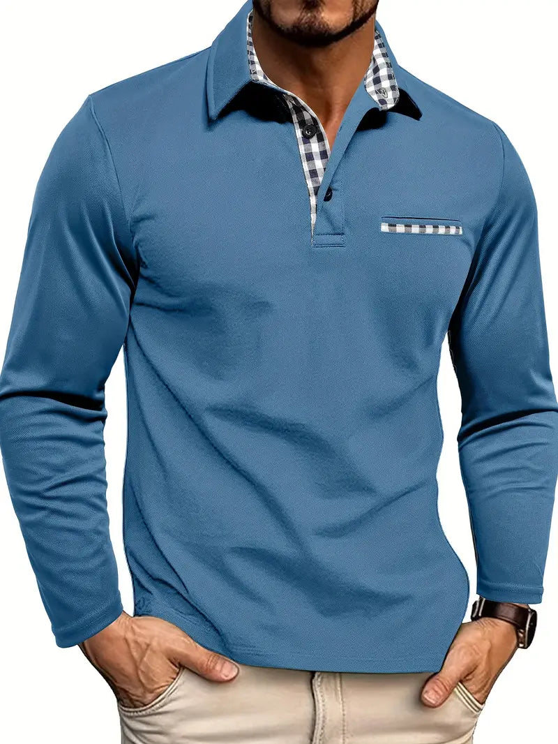 Tom | Langärmliges Poloshirt