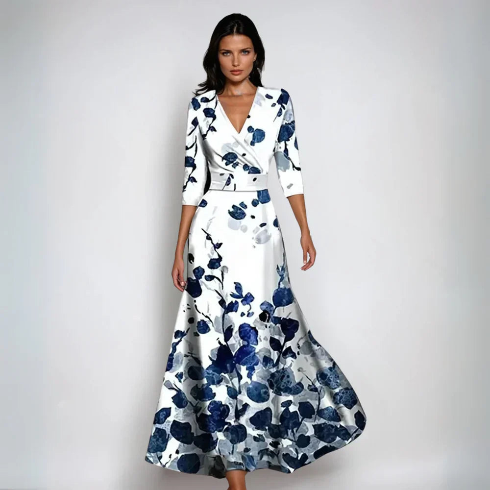Anna | Floral Maxi Wrap Dress