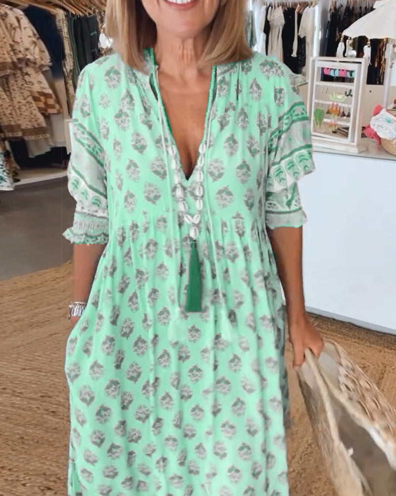 Jhasmine | Langärmliges Kleid für Damen