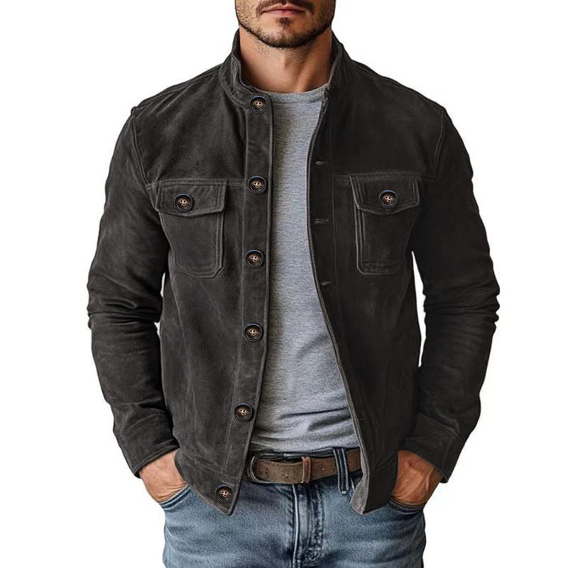 Matthias | Klassische Herrenjacke mit Knopfverschluss