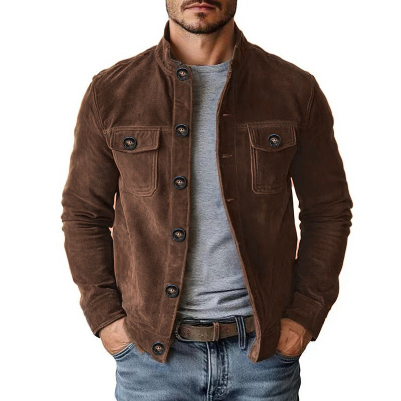 Matthias | Klassische Herrenjacke mit Knopfverschluss