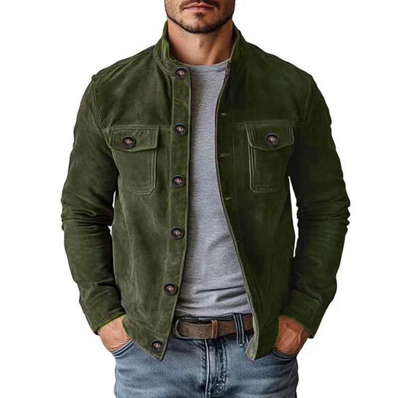 Matthias | Klassische Herrenjacke mit Knopfverschluss