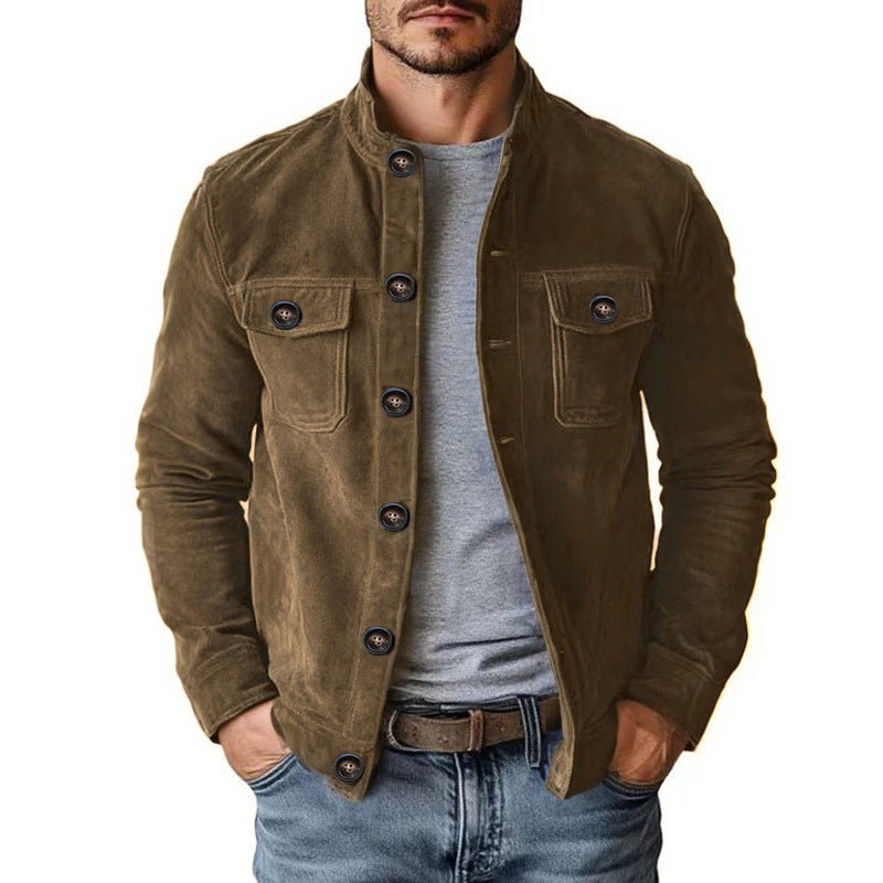 Matthias | Klassische Herrenjacke mit Knopfverschluss
