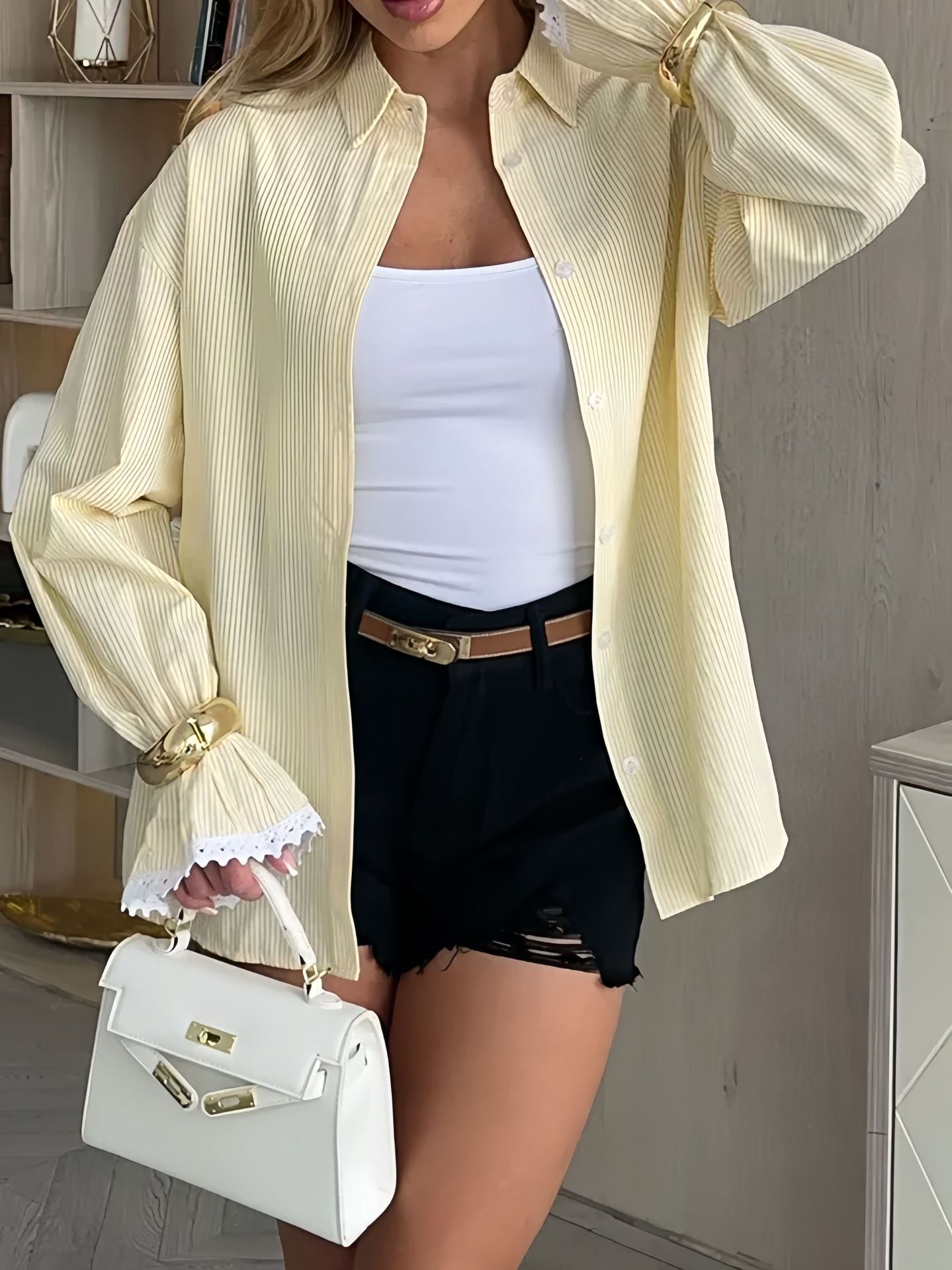 Amelie | Bluse mit eleganten Manschetten