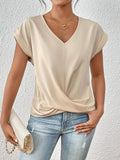 Marie | Zeitloses T-Shirt mit V-Ausschnitt