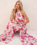 Elodie | Luftiges Maxikleid mit floralem Muster