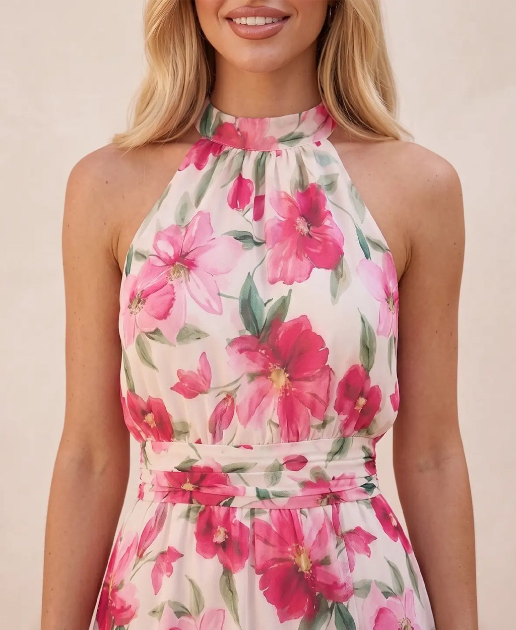 Elodie | Luftiges Maxikleid mit floralem Muster