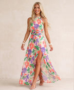Elodie | Luftiges Maxikleid mit floralem Muster
