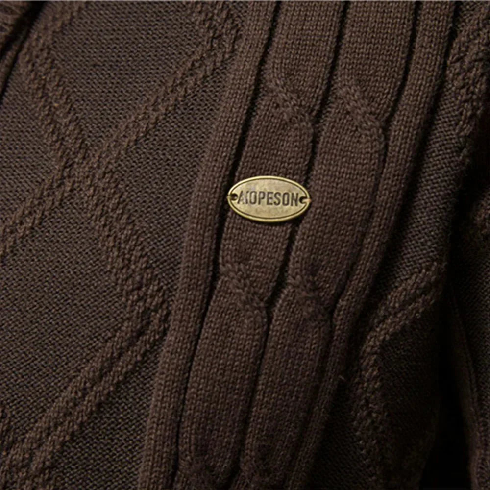 Olivier | Herren Strickjacke mit Knopfverschluss