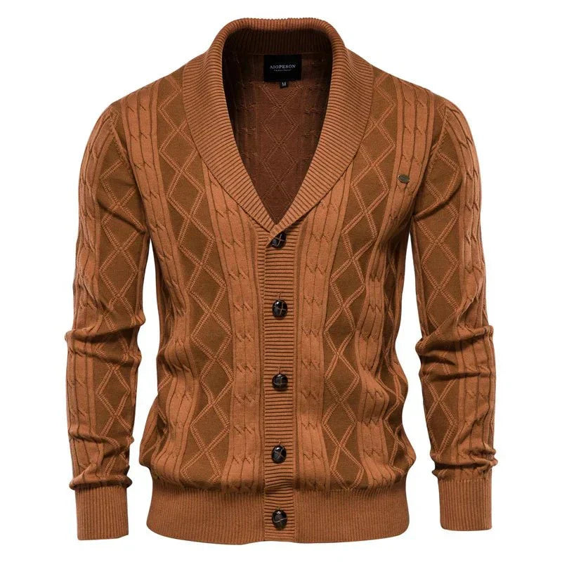 Olivier | Herren Strickjacke mit Knopfverschluss